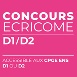 Concours Ecricome D1D2