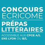 Concours Ecricome Littéraires